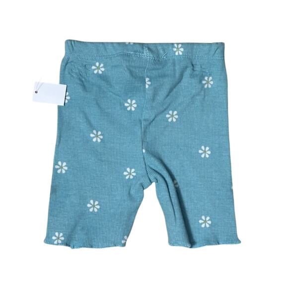 Jessica Simpson Capri Pants Elastic waistband Stretch Knit Fabric Blue 18M NWT - Picture 5 of 7